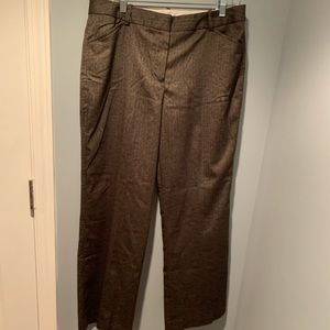 Petite Pinstripe Business Dress Slacks 12